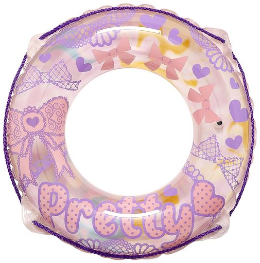 対象年齢:3歳以上 サイズ:60cm ロープ付き 楽早くうき栓装着商品 空気を入れた内周サイズ85~90cm
