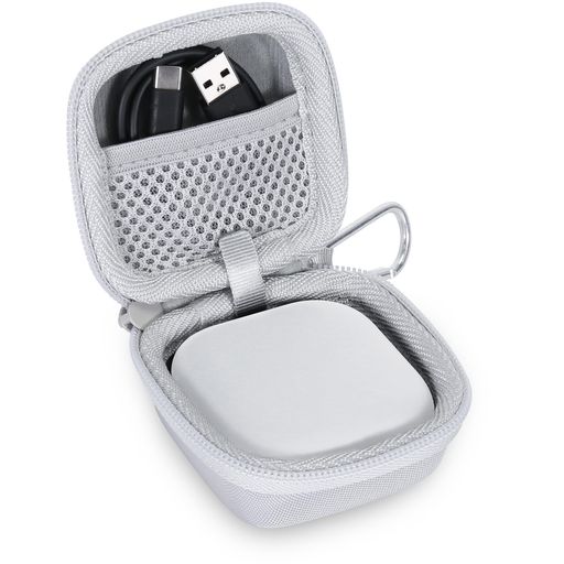 【co2CREA収納ケース】ShokzOpenFit2+/OpenFit2/OpenFitAir/OpenFitオープンイヤーヘッドホンワイヤレスイヤホン対応ホワイト(ケースのみ)