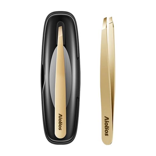 AioBosがっちりキャッチ毛抜き先斜めピンセットオシャレ贅沢さ毛抜き精密ひげ抜きとげ抜き男女兼用不要..