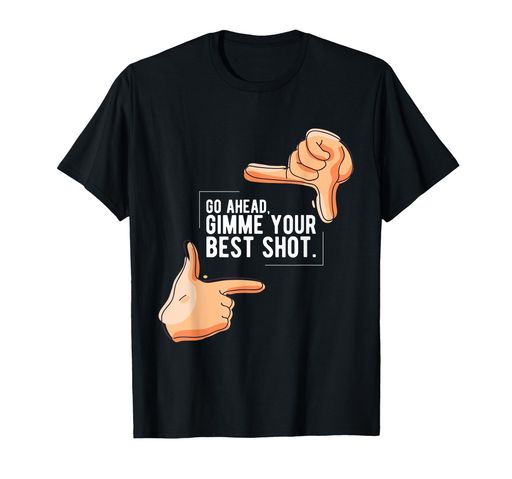 Photo Frame - 写真の贈り物は先に行く、あなたのベストショットをちょうだいTシャツ