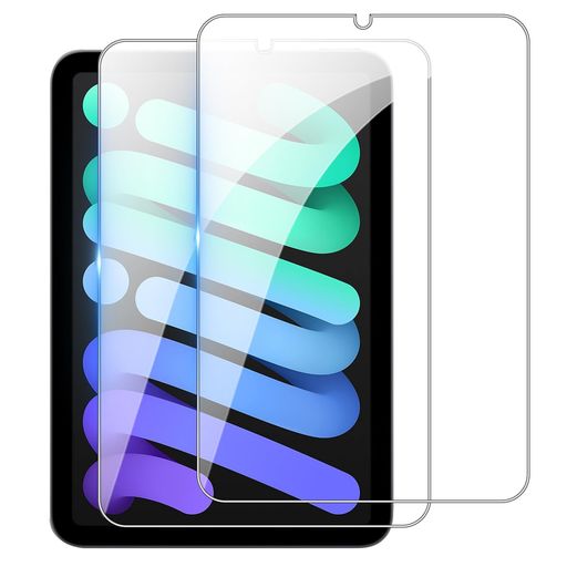 iPadmini7(A17Pro)第7世代2024用/iPadmini6(第6世代)2021用ガラスフィルム液晶保護保護フィルム全面保護2.5D日本旭硝子素材耐衝撃飛散防止貼り付け簡単自動吸着硬度9H気泡ゼロ