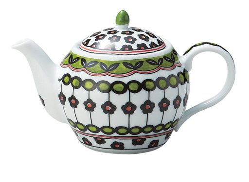 アワサカポタリーフィールドポットラインフラワー7-1879