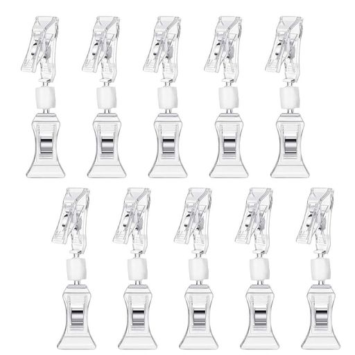 クリップホルダー値札スタンド回転