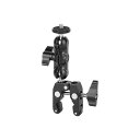 SZRIGスーパークランプ関節式1/4”-20ミニボールハンドカメラモニターLEDライトアクセサリー用(ブラック)