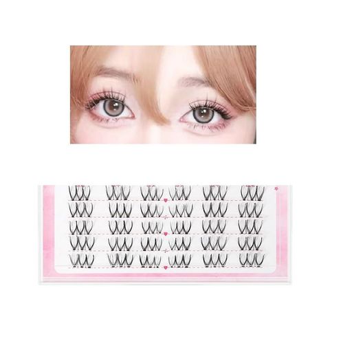 まつげエクステンションツールナチュラル漫画の目偽のまつげを移植V字型V字型つけまつげ