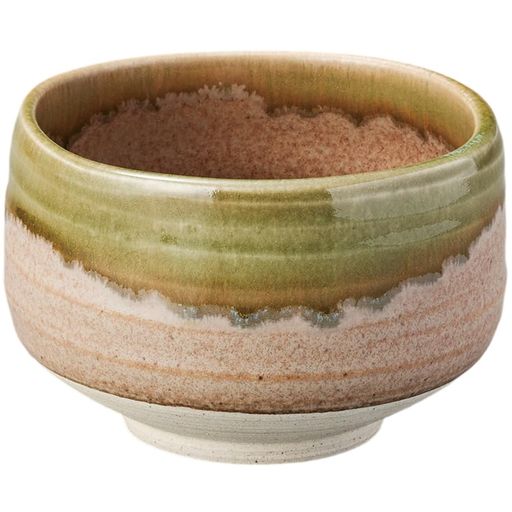 エールネット(Ale-net)抹茶碗12.5xH8cm600cc織部均窯削り抹茶碗茶道茶道具抹茶茶碗陶器美濃焼日本製