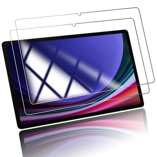 Cases - 【二枚入り】ForGalaxyTabS9Plus12.4インチ用ガラスフィルム/日本旭硝子製/硬度9HforGalaxyTabS9Plus12.4インチ用強化ガラスフィルム指紋防止/自動吸着/撥水撥油/飛散防止/気泡ゼロ