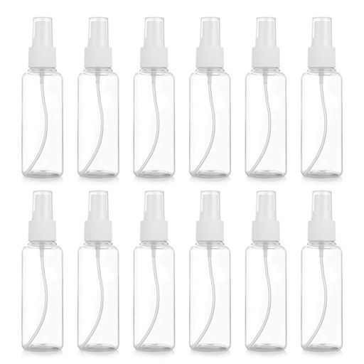 UaikeJieDuスプレーボトル12本セット詰替ボトル透明PET空容器霧吹き100ml