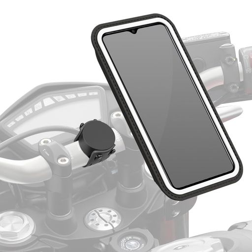 シェイプハート(SHAPEHEART) バイク 自転車 マウント マグネット MOTO(Mag ベーシックバー マウントセット) XL Φ29mm~49mm 携帯 強力 磁石 ストラップ付き 振動吸収 原付 オートバイ マウンテンバイ…