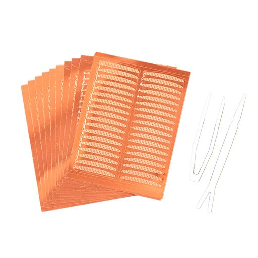 ふたえテープ片面強力透明自然見えない目立たないアイテープ防水360錠目の化粧品アクセサリー