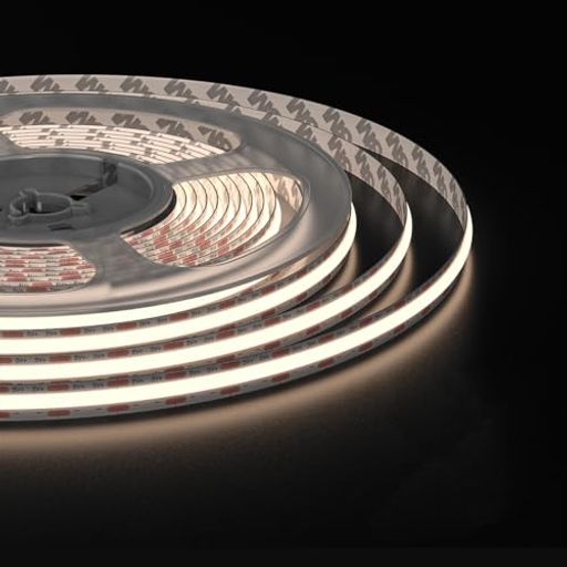 FCOB COB LEDテープライト DC5V USB 4000K 1メートル 320LEDs/m 高密度 フレキシブル LEDロープライト 調光可能 RFリモコン制御 APP調光コントローラー 非防水 変形可能 切断可能 Ra 90 電源がない happynight-10485914 Happy night Rainbow パッケージ画像