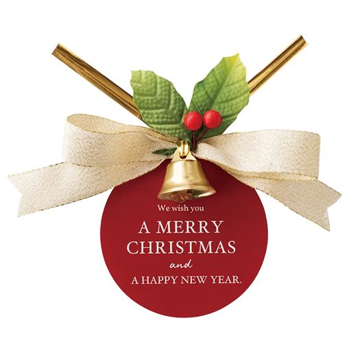 ヘッズワイヤータイ15x11cmレッド10個クリスマスヒイラギフルリール造花HEADSZX-YT1