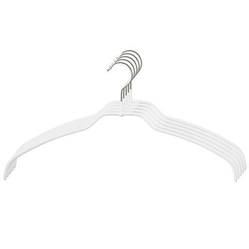 MAWAxseieiオリジナル【ランドリーハンガーAirシルエットレギュラーサイズリリーホワイト5本組120799】..