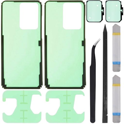 ZHUROUPUG988forSamsungギャラクシーS20ウルトラG9886.9インチ2020年、と互換性のある交換用バッテリーカバー防水接着剤とカメラ接着剤(2PCS)のための背面カバー接着ステッカー ZHUROUPUG988forSamsungギャラクシーS20ウルトラG9886.9インチ2020年、と互換性のある交換用バッテリーカバー防水接着剤とカメラ接着剤(2PCS)のための背面カバー接着ステッカー