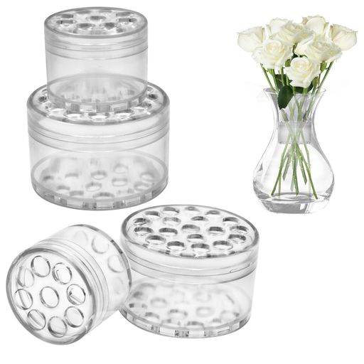 Rimoevスパイラル生け花ステムホルダー4個セット花用スパイラルステムホルダークリアスパイラル生け花..