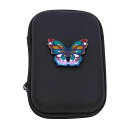 GSGolfButterflyMiniBagゴルフミニバック財布ゴルフ用品を入れるホルダー(Black)