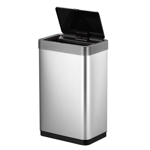 EKOゴミ箱自動開閉ミラージュXシルバー45Lセンサービンふた付きインナーボックス無し乾電池仕様EK9260M..