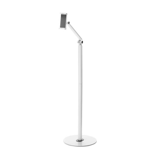 サンワサプライタブレット用フロアスタンド(ホワイト)MR-TABST21W