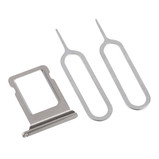 【BlueSea】iPhoneXS専用SIMトレイ防水シリコンリング付き全3色シルバーTray-XS-Silver