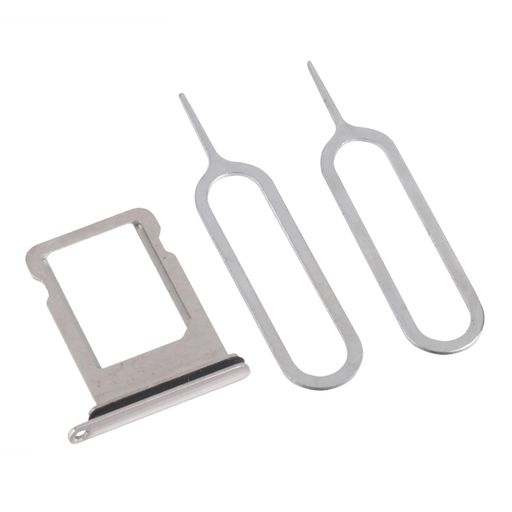 【BlueSea】iPhoneX専用SIMトレイ防水シリコンリング付きシルバーTray-X-Silver