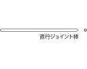 新協和ピクチャーレール後付埋込型直行ジョイントSK-PR-6-WC用ホワイトクリーム
