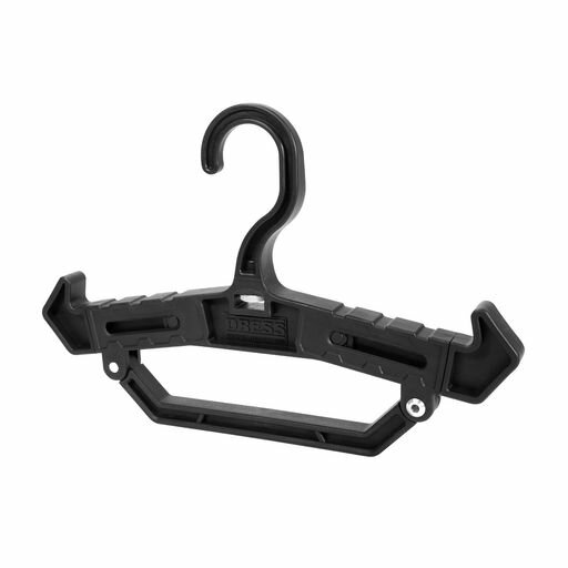 ドレス(DRESS)ヘビーハンガー100ブラック可変式ギミック耐荷重100kg最大50mmパイプ対応ウェーダーゲー..