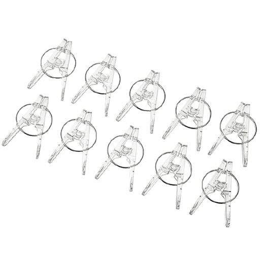 エコー金属ポリカーボネート洗濯ピンチ10P2299-351