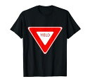 YieldDrivingRoadサインTシャツ