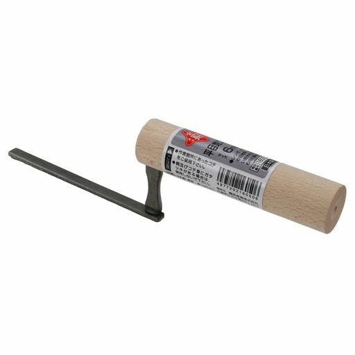 用途:レンガ・タイルなどの目地、細かい部分の塗り込み仕上げ作業 特徴:タイル目の幅に合わせて目地鏝を選んで使用 板幅:約6mm コテ板・柄首:鉄(SPHC) 柄:木