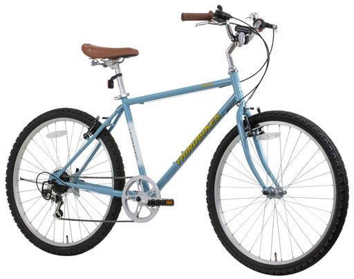 26x1.95サーフサイド外装6段Vブレーキクラシカルデザインバイクグレイッシュブルー