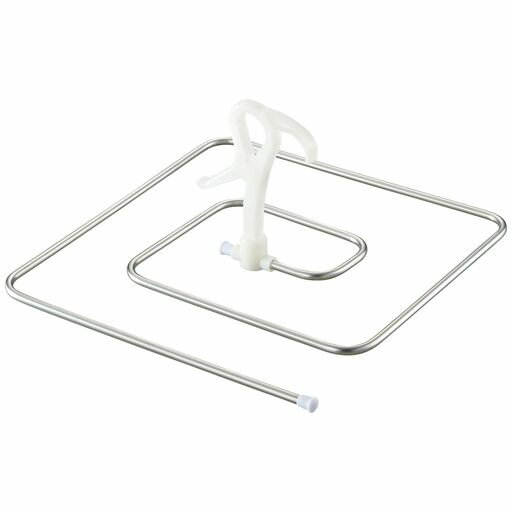 くるくる通すだけでシーツやバスタオルが省スペースで干せる。四角タイプで風が吹いても飛びにくい。カーテン・ベッドカバーにも 花粉時や雨天時になど、お風呂干しや室内干しにも便利!部屋干しに便利なドア枠フック付!空気の通りがいい設計だから乾きやすい! ダブルシーツまで干せる!(※幅192cmまで対応)バスタオルなら2枚、カーテン・ベッドカバーも干せる。耐荷重(約)/4kg スリム収納!使わないときは隙間に収納。