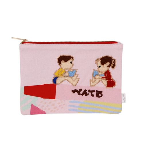 オールドリスタポーチサガラ刺繍ポーチぺんてるOR460877