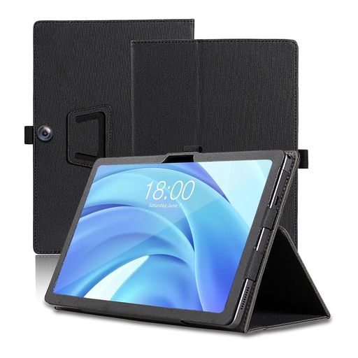 ForBMAXI9Plusケースカバー保護ケースPUレザー二つ折りスタンド多視角調整軽量磁気吸引ペン収納可能10インチ持ち運びに便利なハンドストラップがありForBMAXI9Plus対応タブレットケース(ブラ…の商品画像
