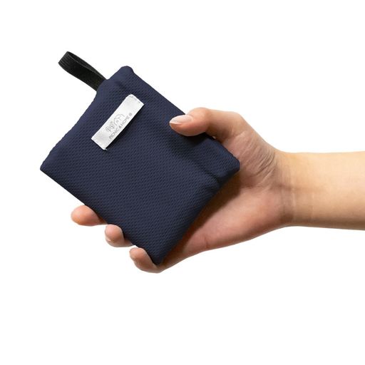 アサヒ興洋レジャーシートコンパクト40cmx70cmネイビー軽量手のひらサイズ洗濯可能引っ掛けひも付きCPT..