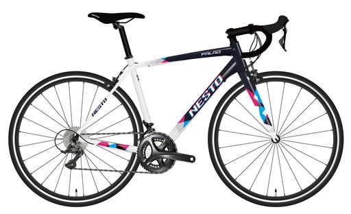 【完全組立配送】NESTO(ネスト)ファラドプロ700x25C16段変速超軽量465mmミッドナイトブルー