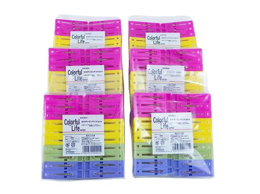 セキデンセキデンピンチ20pcs6セット洗濯バサミ物干し針金ハンガーしっかりはさむまとめ買い