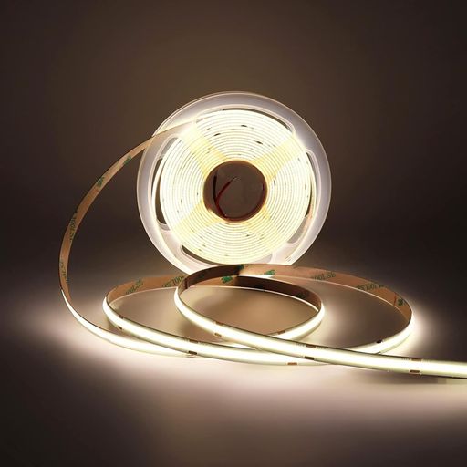 MALIIGAZA COB LEDテープライト 昼白色4000K 5m DC12V 幅8mm CRI95+ 調光対応 カッ...