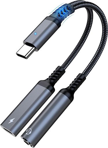 【急速、安全に充電】USB Type-C 変換アダプタを使用するとスマホやタブレットを充電する デバイスを急速充電しながら、同時に音楽鑑賞やビデオ視聴が可能になります。サポート60W PD 急速充電 。効率高くて充電時間を短縮します。(※ご注意:1.充電ケーブル、充電器、デバイスがPD 急速充電に対応する必要があります。2.この商品は3.5mm国際標準インターフェースを備えたイヤホンに対応しています。国際標準でないものの場合、異常が発生する可能性があります。3.充電ができない場合、またはイヤホンを差し込む時に音が聞こえません。携帯のケースを外してもう一度試してみてください。) ➤【Realtek社製スマートチップ搭載】Realtek社製スマートチップALC5686搭載により、 32bit 384khzロスレス音楽出力が可能になります。 高音から重低音まで立体的で迫力のあるサウンドで、音楽を最大限に楽しむ事が出来ます。 【クリアな音声を再現】:2つの強力なチップセットが、安定したHi-Fiオーディオ伝送を可能にします。補助ケーブル内のオキシジェンフリー(OFC)銅線によって、出力した音質品質を保ちます。