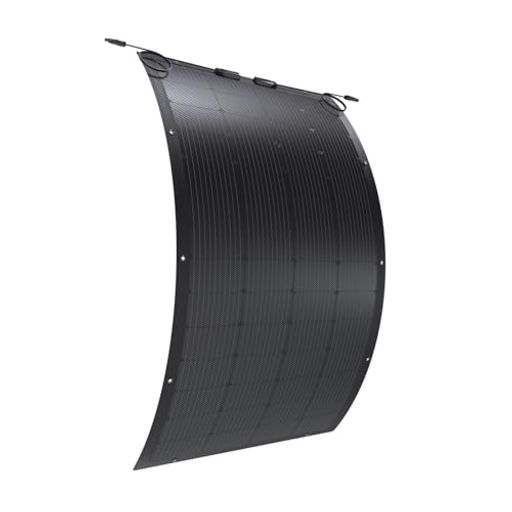 Sanraifu ソーラーパネル フレキシブル 200W 単結晶 ETFE フレキシブルソーラーパネル 270°折り曲げ可能 0.25cm超薄型ポータブル IP68防水 23%変換率