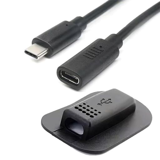 cablecc 65W USB-C Type-C 延長ケーブル オス-メス バックパック 充電 実用的 便利 アウトドア 旅行 キャンプ 外部