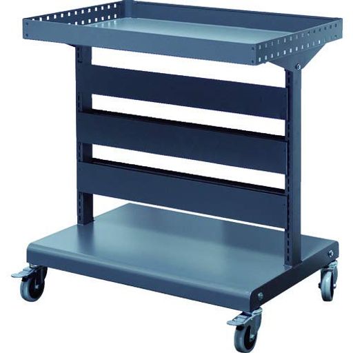 間口(mm):932 奥行(mm):619 高さ(mm):958 最大積載量(kg/台):250 本体色:グレー 両面3段