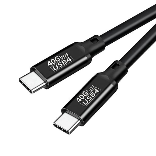 Thunderbolt 4 ケーブル 0.5m USB4対応 Popolier [USB-IF認証 / 240W出力 / 40Gbps高速データ転送 /8K@60Hz 映像出力 ] サンダーボルト 4ケーブル 高耐久PVC素材 下位互換