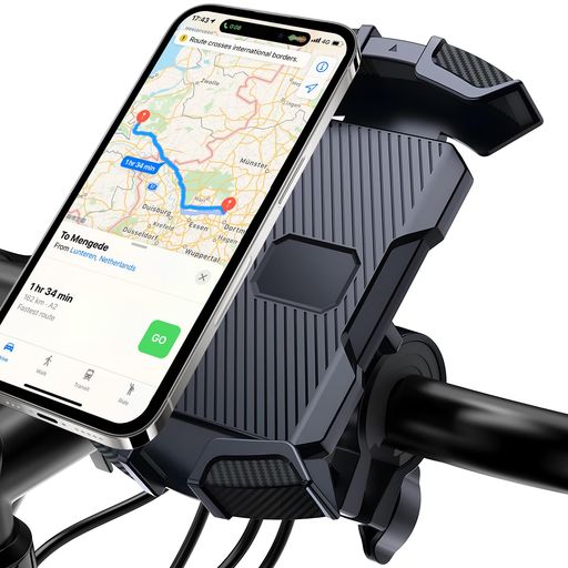 【大人気の自転車 &amp;バイク 用スマホホルダー 】ANKDELL 会社は「より早く、より安全な運転を体験しよう」という理念を持ちながら、お客様の意見を聞き、心から認められる製品を作り出し続けています。強力な固定感とホールド力では、例え高速道路を走行しても、段差でも大切なスマホをすっぽりと包み込み、赤ちゃんを守るように擦り傷や振動から全面保護します 。快適で安全な視界を確保することが可能で、安心した運転をサポートします。 【より頑丈で&amp;安定性抜群】オートバイ用スマホホルダーは強化された伸縮システム及び分厚い3隅固定設計を採用し、さらに衝撃吸収シリカゲルマットが追加され、スマートフォンをしっかりロックし。一般のスマホホルダーよりさらに安定しているだけでなく、スマートフォンもしっかりロックし、ご大切な携帯電話を落下によるダメー。高速ライディング時や悪路でもスマホが落ちる心配はありません。 【角度調節自由】バイク用スマホホルダーは360度回転でき、角度も自由に調整できます。