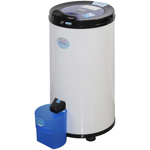 アルミス家庭用超高速脱水機PowerfulSpinDryAPD-6.0ALUMIS用途外使用(食品等)や業務使用厳禁脱水容量約2.1kg(乾いた衣類の状態)サイズ(約)Φ350(排水溝ノズルを除く)x高615mm重量約12kg