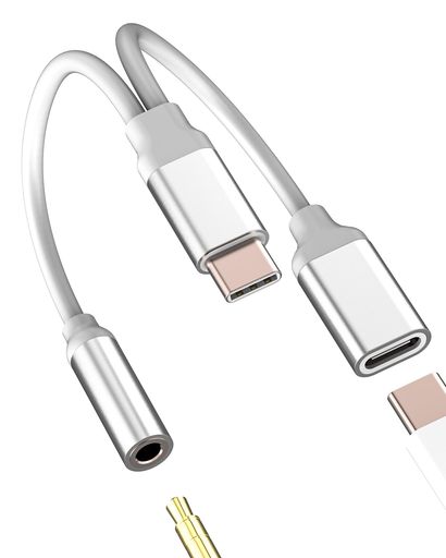 【デュアルポートデザイン】USB-C高速充電ポート(充電専用)と3.5mmオーディオジャックを搭載しており、同時に充電とオーディオ再生ができ、便利さが最大化されています。 【高品質オーディオ出力】内蔵された高度なDACチップは最大24ビット/48kHzのロスレス出力をサポートし、音楽、通話、リモートコントロールのために安定した音声伝送と高忠実度のオーディオパフォーマンスを提供します。追加のソフトウェアやアプリは不要で、接続するだけで高品質な音と迅速な充電を外出先でも楽しめます。家庭、オフィス、旅行に最適です。 【耐久性と信頼性のある構造】高品質なアルミニウム合金ケースで作られており、耐久性と安定性が強化されています。さらに、日常的な重使用に耐える柔軟なTPEケーブルを搭載しています。 【ユニバーサル互換性】すべてのUSB-Cデバイスに対応、対応iPhone 16/15 Pro Max、対応Samsung Galaxy S23/S24 Ultra、対応iPad、Androidスマートフォン、タブレット、ラップトップに対応し、シームレスなオーディオおよび充電体験を提供します。