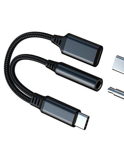 【2-in-1 USB Cアダプター】USB-C高速充電ポート(充電専用)と3.5mmヘッドフォンオーディオポート(音楽、通話、音量調整に対応)を搭載し、同時に充電とリスニングを可能にします。 【DACチップ搭載のハイファイオーディオ】アプリやドライバは不要で、充電や音楽の再生、通話をシームレスに楽しめます。内蔵された高品質DACチップは、最大24ビット/48kHzのロスレスオーディオ出力をサポートし、安定した音声伝送とクリアで高忠実度の音質を提供します。 【耐久性と柔軟性のあるデザイン】プレミアムアルミニウム合金製シェルとナイロン編みケーブルを使用しており、耐久性、安定性、日常的な摩耗に対する耐性を向上させています。 【広範な互換性】すべてのUSB-Cデバイスに完全に対応、対応iPhone 16/15 Pro Max、対応Samsung Galaxy S23/S24 Ultra、対応iPad、Androidスマートフォン、タブレット、ラップトップに対応。 【受け取るもの】こちらの2-in-1 USB Cから3.5mmイヤフォンアダプターをお受け取りいただきます。