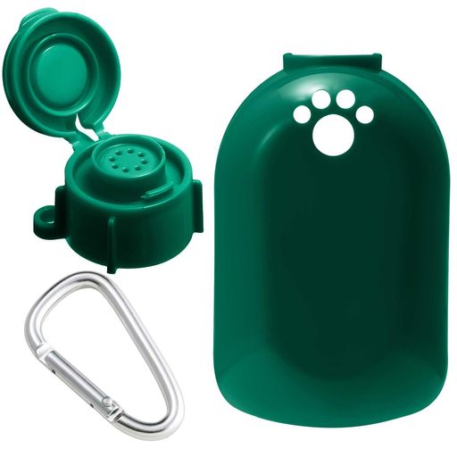 給水器 【サイズ】マナーキャップ:直径4.3x2.5cm/給水器:7.2x11.4x5.3cm【重量】33g【材質】マナーキャップ・給水器:ポリプロピレン/カラビナ:アルミ【セット内容】マナーキャップ、給水器、カラビナ各1個【生産国】日本 お散歩中の水飲みに、おしっこ跡のマナー洗浄に! ペットボトルに付けておしっこ跡に水をかけ洗浄出来るマナーキャップです。 ちょこっとだけ水飲みしたい時に便利な給水器付きです。 便利なカラビナ付きです。