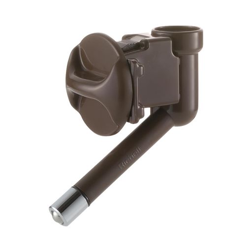 リッチェル(Richell) Nウォーターノズル ダークブラウン 6.5x10.8x12cm 犬 給水 水飲み ポリプロピレン 156232