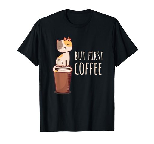 コーヒー猫Tシャツ