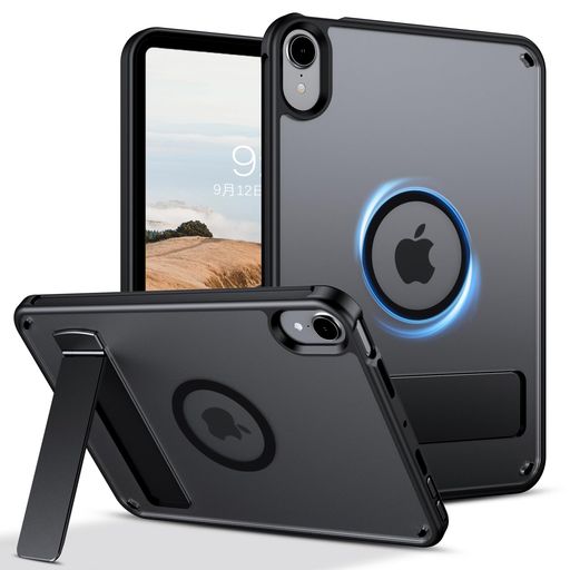 乐天商城 - VENINGO iPad mini7 ケース (A17 Pro 2024 第7世代) iPad mini6 ケース (2021 第6世代) 縦横スタンド マグネット 耐衝撃 半透明 黄変防止 指紋防止 MagSafe対応 マグネット搭載 薄型